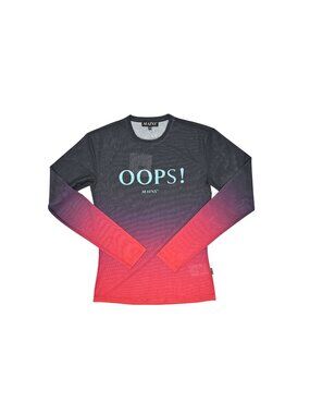 MAINS Long Sleeve Mesh Top in OOP